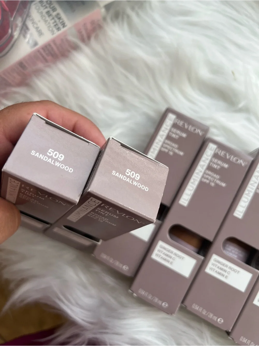 Revlon Illuminance Serum Tint SPF 15 - Ginger Root (Brown) Variety Pack